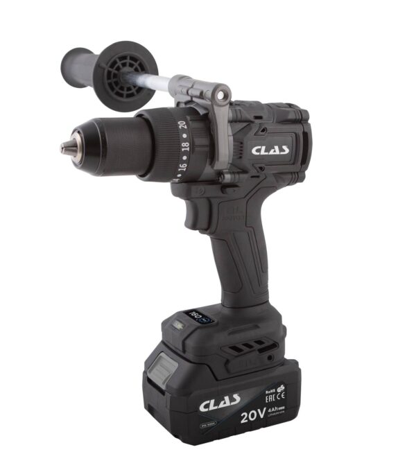 Perceuse visseuse percussion 20v brushless + 2 bat 4ah + chargeurPerceuse visseuse percussion 20v brushless + 2 bat 4ah + chargeur- PW 2013 - CLAS Equipements
