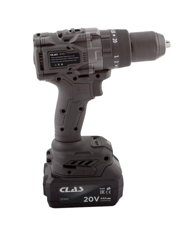 Perceuse visseuse percussion 20v brushless + 2 bat 4ah + chargeurPerceuse visseuse percussion 20v brushless + 2 bat 4ah + chargeur- PW 2013 - CLAS Equipements – Image 3