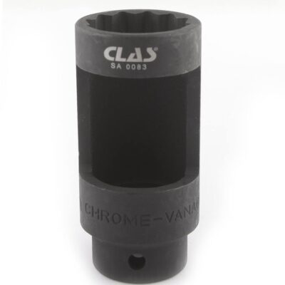 Douille 27mm 12pans L.78mm 1/2'' CrV - SA 0083 - CLAS Equipements