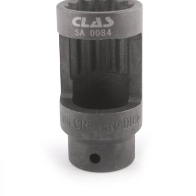 Douille 28mm 12pans L.78mm 1/2'' CrV - SA 0084 - CLAS Equipements