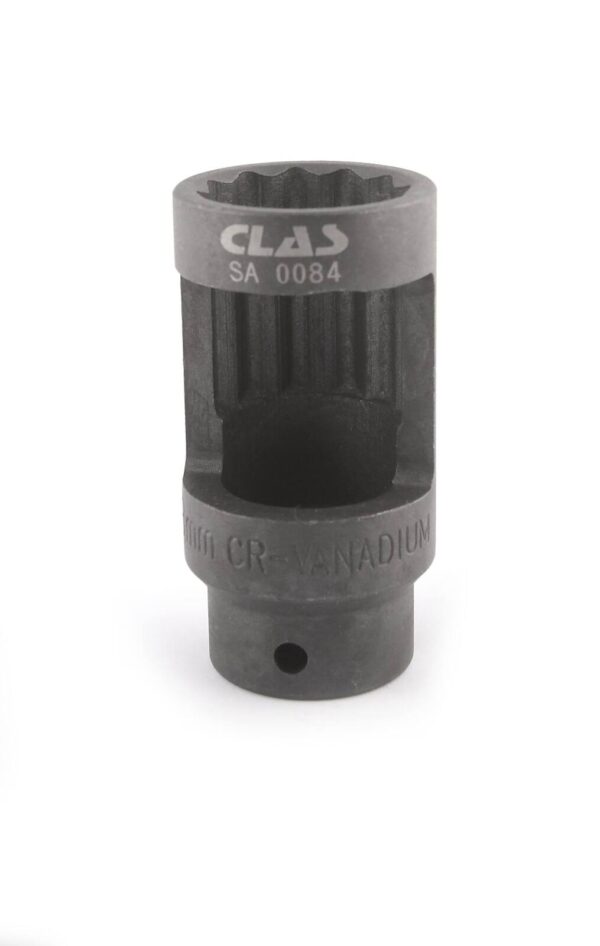 Douille 28mm 12pans L.78mm 1/2'' CrV - SA 0084 - CLAS Equipements