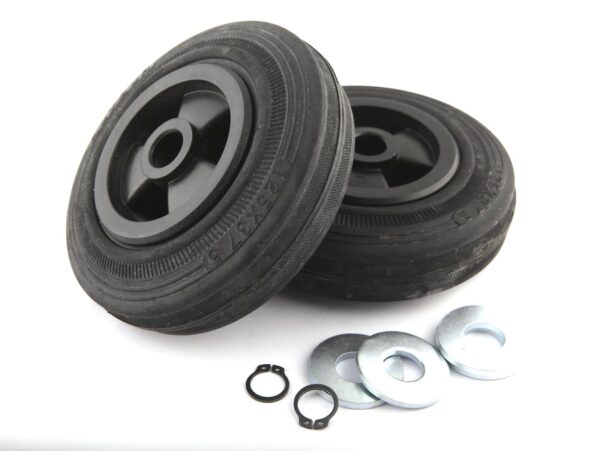 Paire roues fixes ø126x45mm pour vidangeur aspiration HU 0139 - SA 0139 - CLAS Equipements