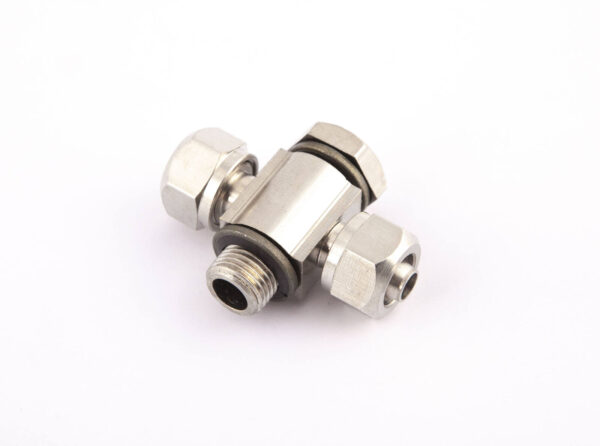 Raccord T ø8mm pour vérin table tournante de monte/démonte pneus - SA 0195 - CLAS Equipements
