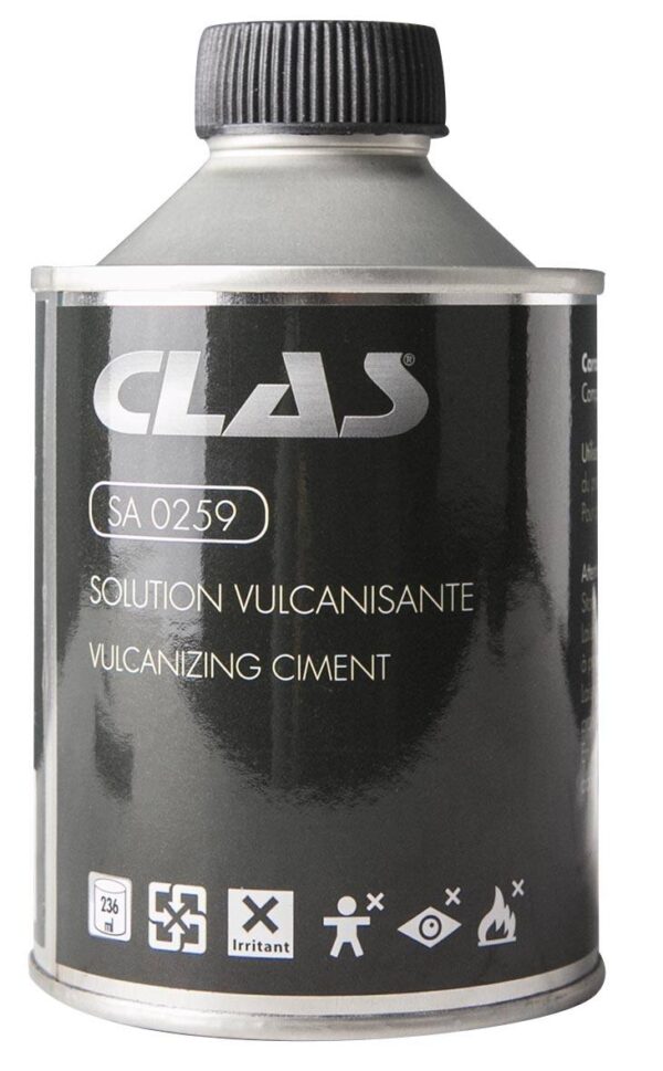 Solution vulcanisante / adhésif 235Ml pour la réparation des pneumatiques - SA 0259 - CLAS Equipements