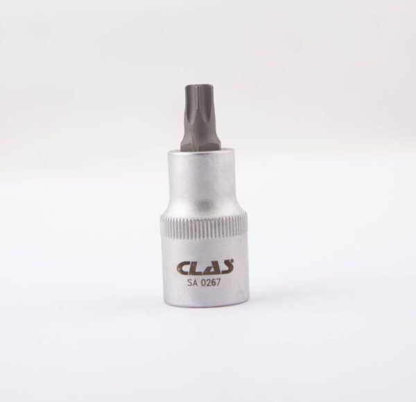 Douille embout torx T45 L.55mm 1/2'' CrV - SA 0267 - CLAS Equipements