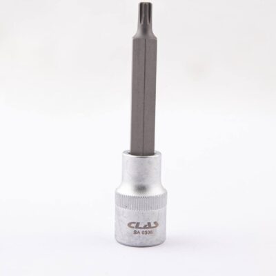 Douille embout ribe M6 L.100mm 1/2'' CrV - SA 0306 - CLAS Equipements
