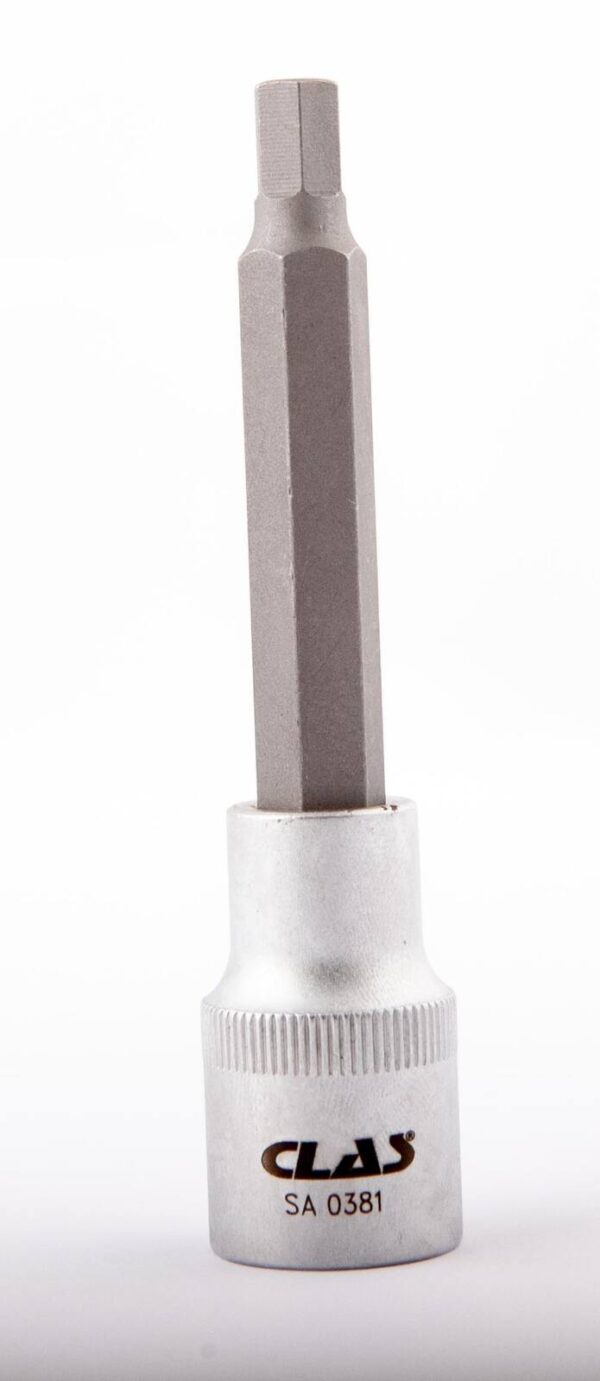 Douille embout héxagonal 7mm L.100mm 1/2'' CrV - SA 0381 - CLAS Equipements – Image 2