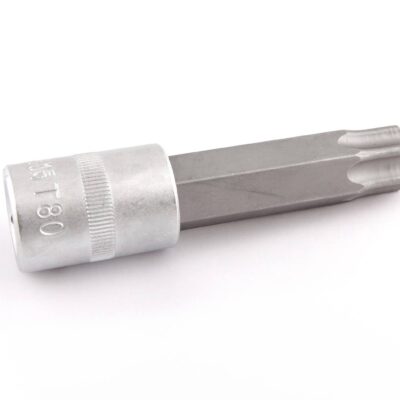 Douille embout torx percée T80 L.100mm 1/2'' CrV - SA 0407 - CLAS Equipements
