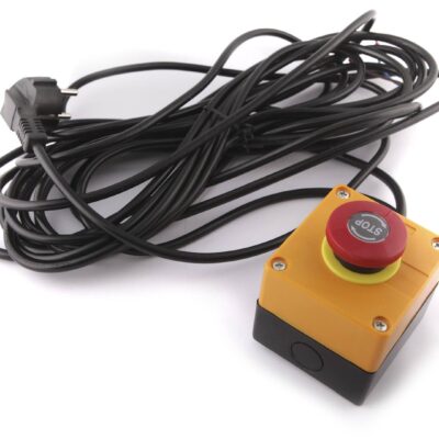 Bouton d'arrêt d'urgence coup de poing + câble pour groupe EG 0423, EG 0422, EG 0428, EG 3200 - SA 0439 - CLAS Equipements
