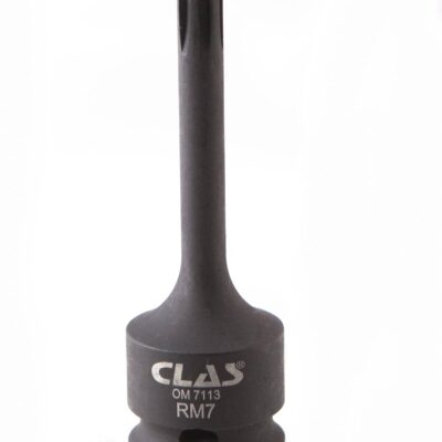 Douille embout choc ribe M7 L.78mm 1/2'' Cr-Mo - SA 0452 - CLAS Equipements
