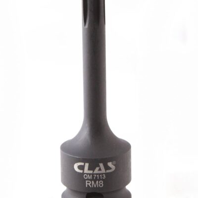 Douille embout choc ribe M8 L.78mm 1/2'' Cr-Mo - SA 0453 - CLAS Equipements