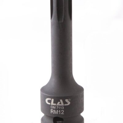 Douille embout choc ribe M12 L.78mm 1/2'' Cr-Mo - SA 0456 - CLAS Equipements