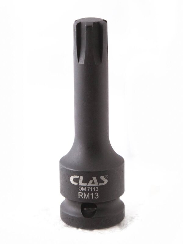 Douille embout choc ribe M13 L.78mm 1/2'' Cr-Mo - SA 0457 - CLAS Equipements