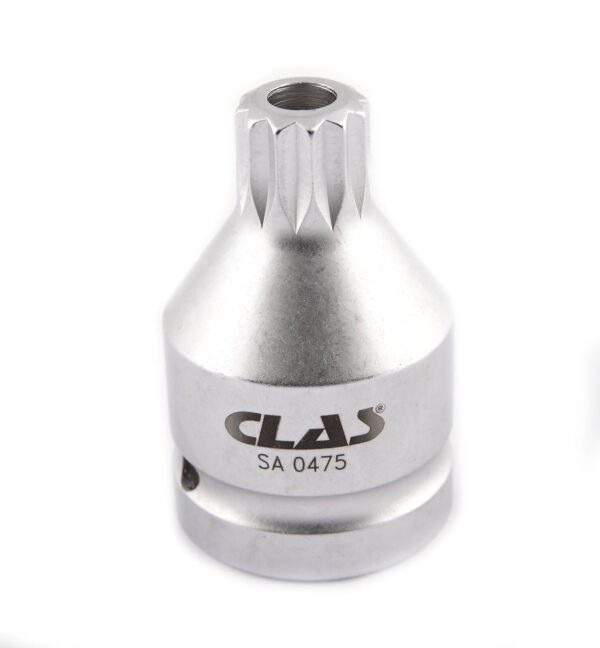 Douille embout XZN M18 3/4" Cr-Mo (Spécial poids lourd) - SA 0475 - CLAS Equipements