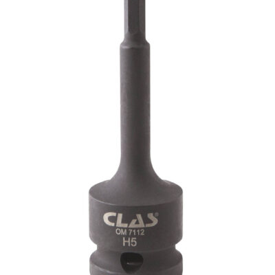Douille embout choc héxagonale 5mm L.78mm 1/2" Cr-Mo - SA 0477 - CLAS Equipements