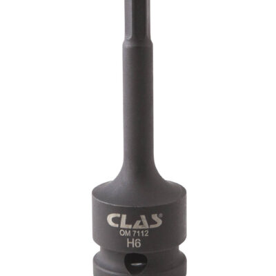Douille embout choc héxagonale 6mm L.78mm 1/2" Cr-Mo - SA 0478 - CLAS Equipements