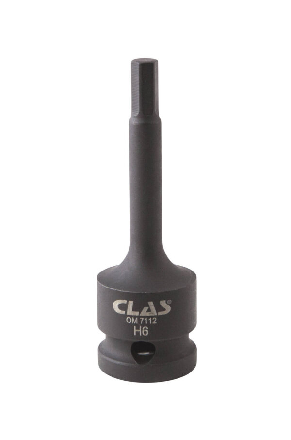 Douille embout choc héxagonale 6mm L.78mm 1/2" Cr-Mo - SA 0478 - CLAS Equipements