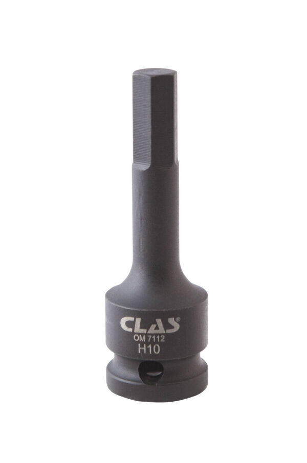 Douille embout choc héxagonale 10mm L.78mm 1/2" Cr-Mo - SA 0480 - CLAS Equipements