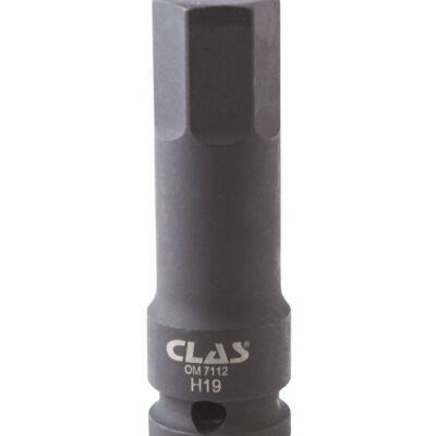 Douille embout choc héxagonale 19mm L.78mm 1/2" Cr-Mo - SA 0484 - CLAS Equipements