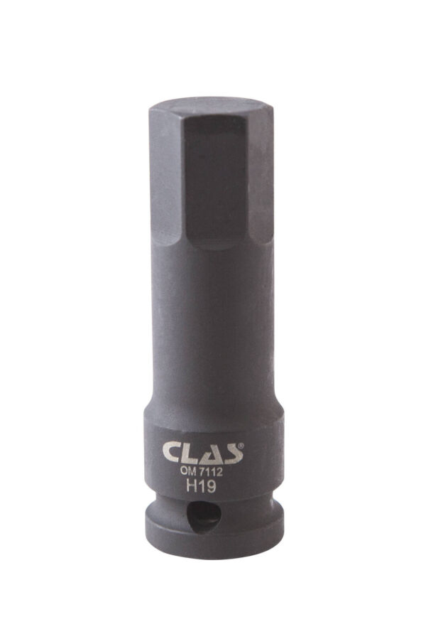 Douille embout choc héxagonale 19mm L.78mm 1/2" Cr-Mo - SA 0484 - CLAS Equipements