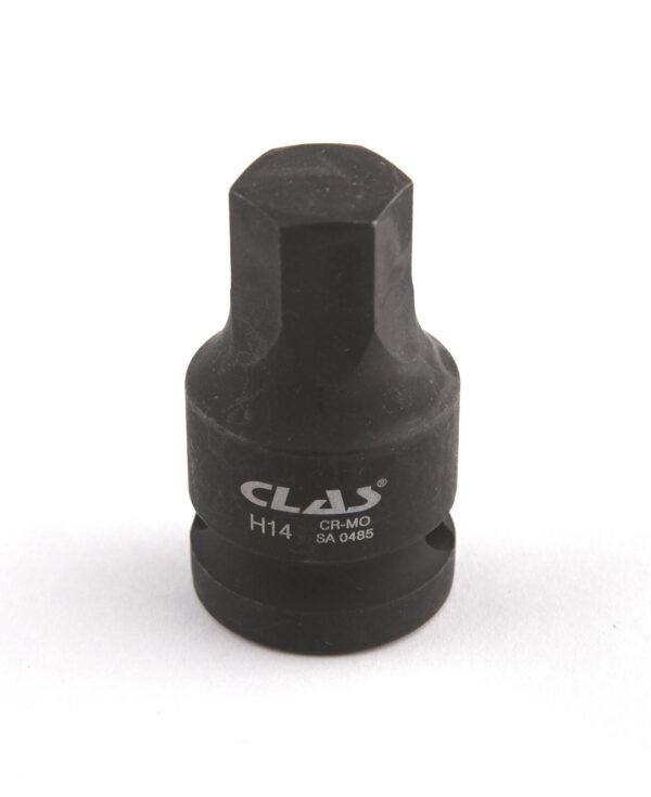 Douille choc écrou moyeu VAG héxagonale 14mm L.43mm 1/2" Cr-Mo - SA 0485 - CLAS Equipements