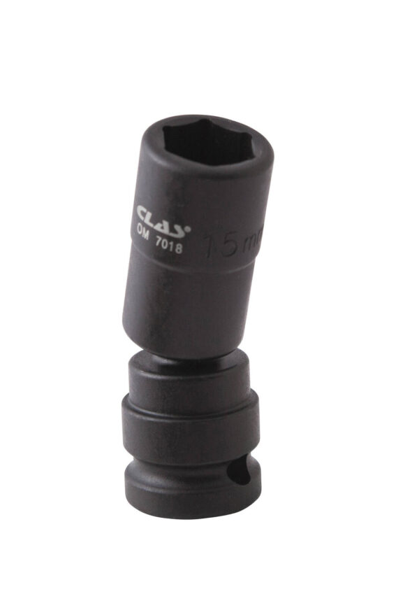 Douille cardan choc héxagonale 15mm L.69mm 1/2" Cr-Mo - SA 0493 - CLAS Equipements