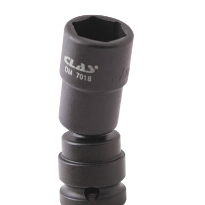 Douille cardan choc héxagonale 17mm L.69mm 1/2" Cr-Mo - SA 0495 - CLAS Equipements