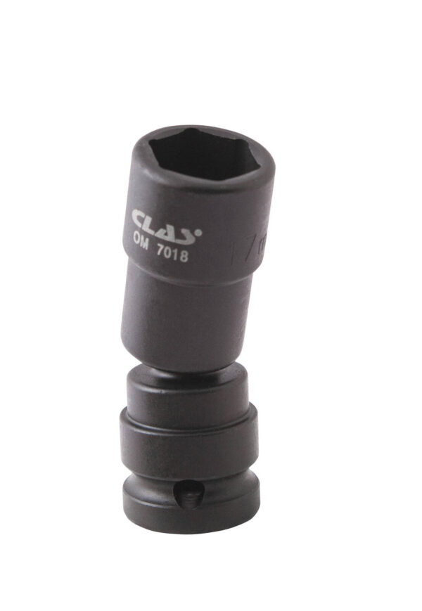Douille cardan choc héxagonale 17mm L.69mm 1/2" Cr-Mo - SA 0495 - CLAS Equipements
