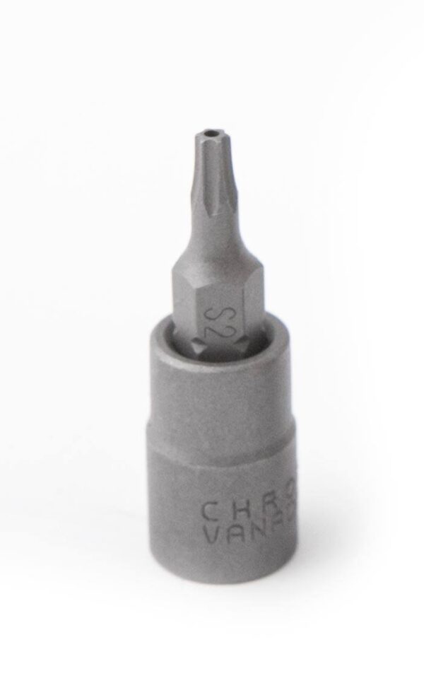 Douille embout torx percé T20 1/4" CrV - SA 0521 - CLAS Equipements