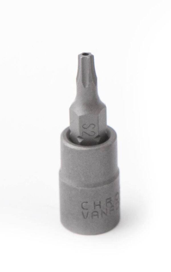Douille embout torx percé T27 1/4" CrV - SA 0523 - CLAS Equipements