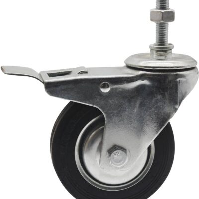 Paire de roues pivotantes avec frein ø100x30mm pour chariots OC 0711 et chevalets OC 0716 - SA 0711 - CLAS Equipements