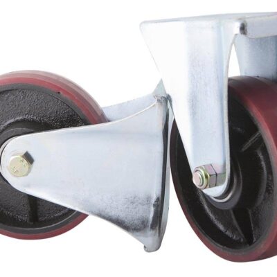 Paire de roues fixes ø195x50mm pour table élévatrice OH 1300 - SA 1301 - CLAS Equipements