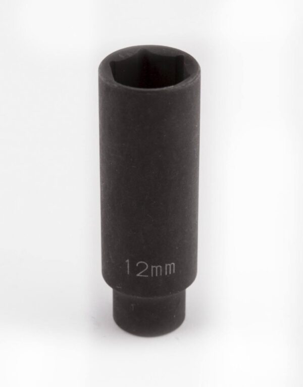 Douille à choc 12mm 1/4" Cr-Mo pour clé à vibration et à choc pour bougies préchauffage - SA 1412 - CLAS Equipements