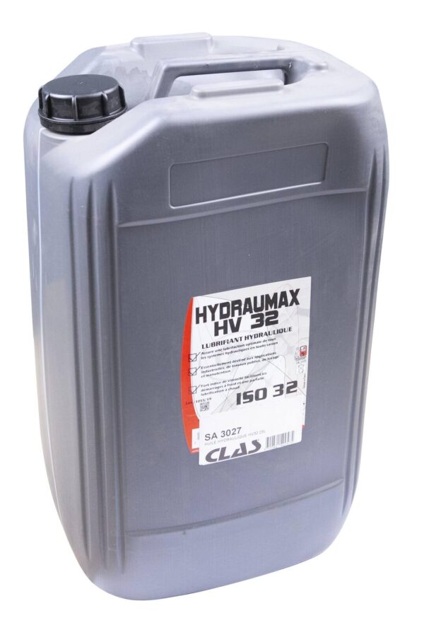 25 litres d'huile hydraulique HV32 (spécial ponts élévateurs) - SA 3027 - CLAS Equipements