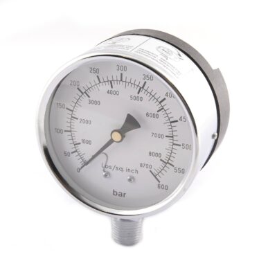 Manomètre 0-600bar pour pompe à tarer les injecteurs AC 4012 - SA 4001 - CLAS Equipements