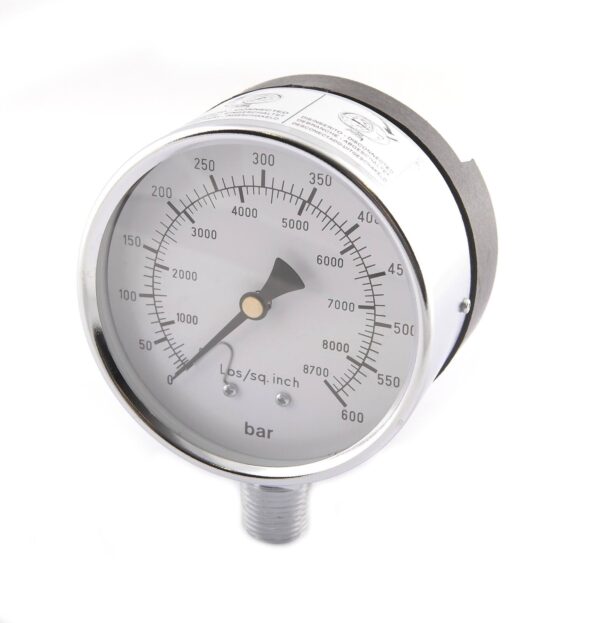 Manomètre 0-600bar pour pompe à tarer les injecteurs AC 4012 - SA 4001 - CLAS Equipements