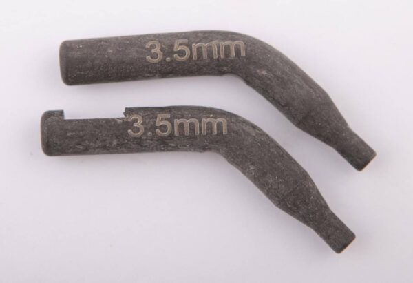 Paire d'embouts coudé 45° 3.5mm du coffret pince circlips OS 5105 - SA 5114 - CLAS Equipements