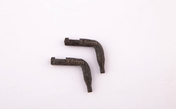 Paire d'embouts coudé 90° 3.5mm du coffret pince circlips OS 5105 - SA 5118 - CLAS Equipements