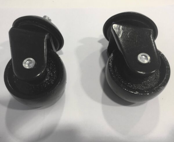 Paire de roues pivotantes ø60x30mm pour cric rouleur OH 5303 - SA 5363 - CLAS Equipements