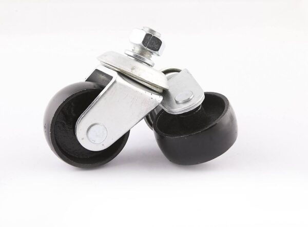 Paire de roues pivotantes ø60x25mm pour cric rouleur OH 5307 - SA 5372 - CLAS Equipements