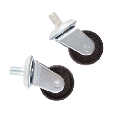 Paire de roues pivotantes ø60x25mm pour cric rouleur OH 5306 - SA 5392 - CLAS Equipements