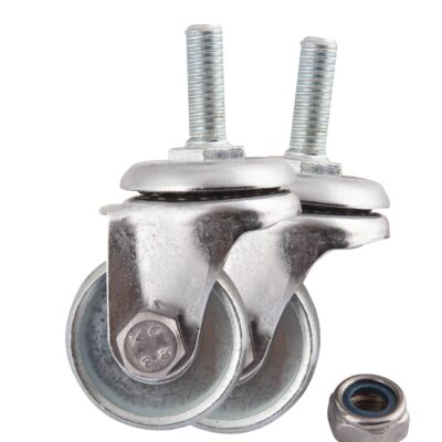 Paire de roues pivotantes ø40x16mm pour cric rouleur OH 5309 - SA 5412 - CLAS Equipements
