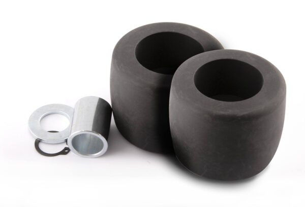 Paire de roues fixes pour cric rouleur OH 6035 - SA 6045 - CLAS Equipements