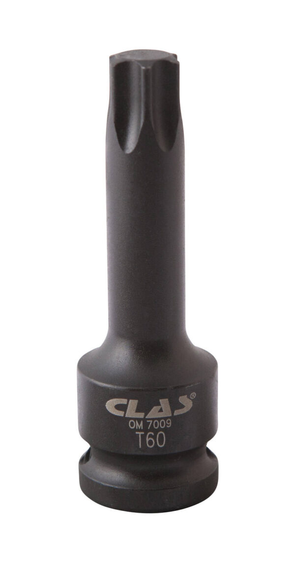 Douille embout choc torx T60 1/2" Cr-Mo - SA 7025 - CLAS Equipements