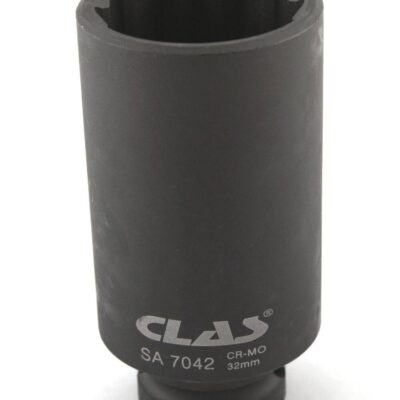 Douille à choc écrou moyeu VAG 12 pans 32mm 1/2" L.85mm Cr-Mo - SA 7042 - CLAS Equipements