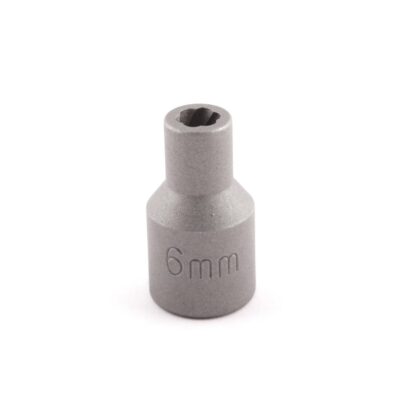Douille à choc hélicoïdale ø6mm L.32mm 1/4" Cr-Mo - SA 8075 - CLAS Equipements