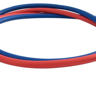 Flexible 2,5M R1234yf M12x1.5 x F1/4" SAE droit rouge pour station de recharge de climatisation - SA 8710 - CLAS Equipements
