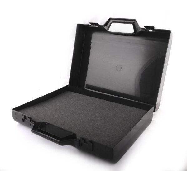 Valise de rangement outils 320 x 240 x 61mm (noire) plastique + mousses de protection - SA 9906 - CLAS Equipements