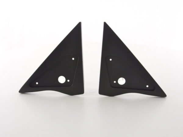 Kit adaptateurs de rétroviseurs sportifs Peugeot 205 (type 20A / 20C / 20D) noir -