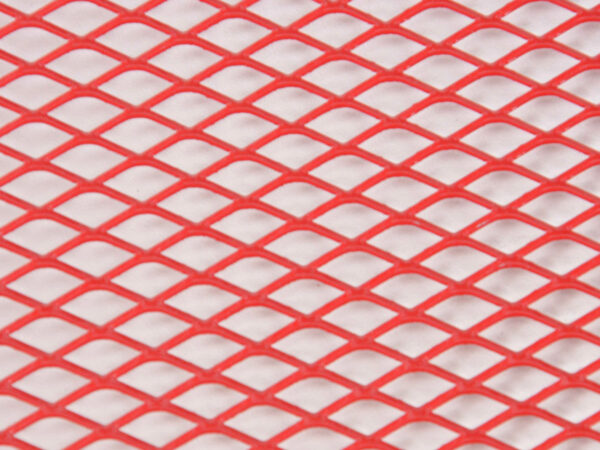 Grille de course FK 135x30cm rouge universelle coupe à la taille grille en nid d'abeille grille de course en aluminium - – Image 3